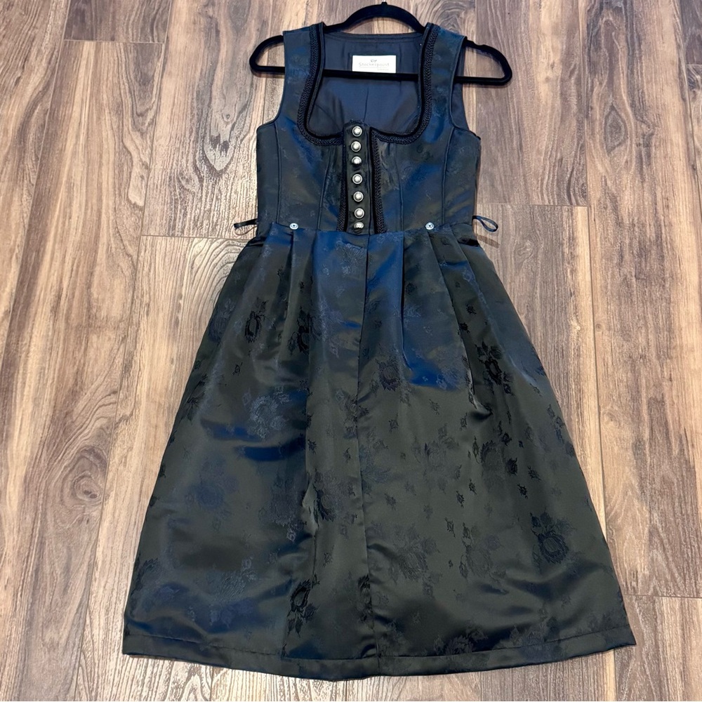 Stockerpoint Edelwuid Women’s Midi Dirndl Odette Button Detail German Size 36